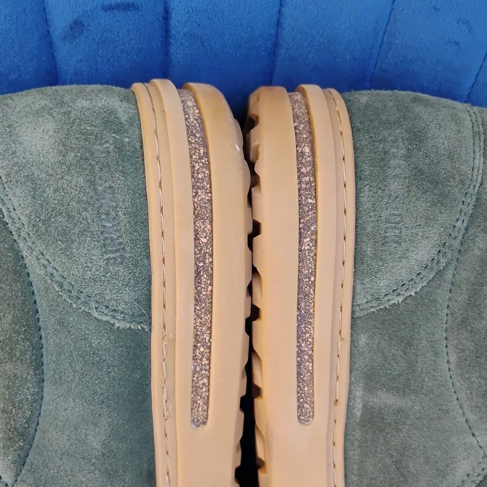 Birkenstock Oswego Suede Leather Slip On Shoes Thyme Green Size 42 M9 L11 Loafer